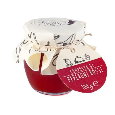 Compote de poivrons rouges épicés Sapori dell’Arca - 100 gr pour fromage