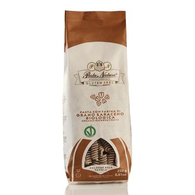 Pâtes BIO de sarrasin Pasta Natura - Fusilli - 250 gr Aliments sans gluten