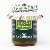 Sauce Pesto " alla Genovese " sans ail La Gallinara – 180 gr excellence typiquement Ligurie Italie