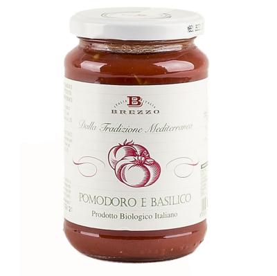 Tomate italienne biologique et basilic Brezzo - 350 gr 