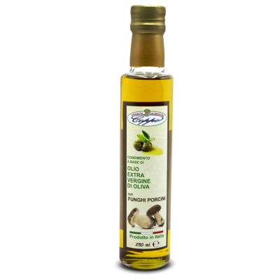 Huile d'olive extra vierge aromatisée aux cèpes - 250 ml