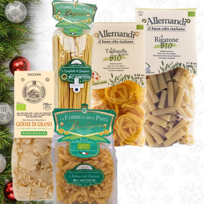 Coffret Cadeau " Sélection de Pâtes BIO italiennes ” - Idée Box Cadeau