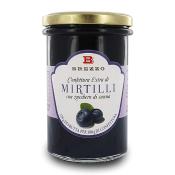Confiture Extra de myrtilles au sucre de canne Brezzo - 350 gr Italienne