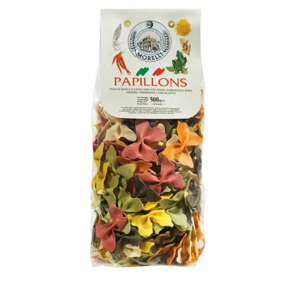 Pâtes aux six saveurs Papillons Morelli - 500 gr Pâtes artisanales toscanes