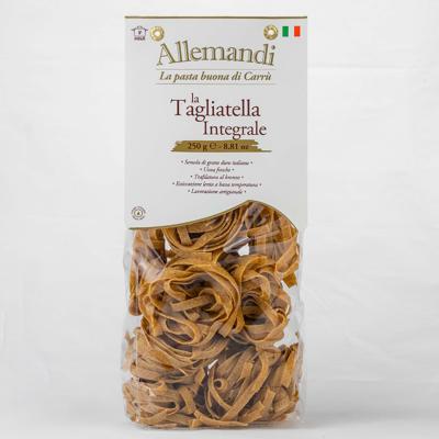 Tagliatelle aux œufs intégrales pâtes Allemandi - Nid de 250 gr excellence italienne
