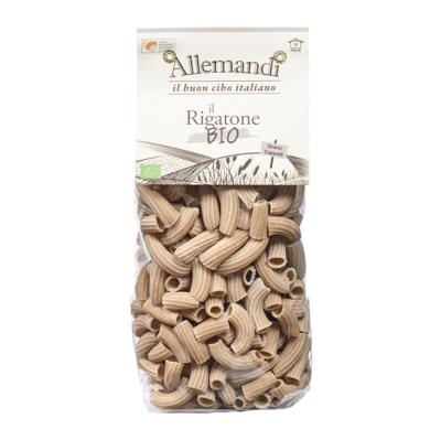 Rigatoni Pâtes de blé dur BIO Senatore Cappelli Marchigiano Allemandi Pasta - 500 gr excellence italienne