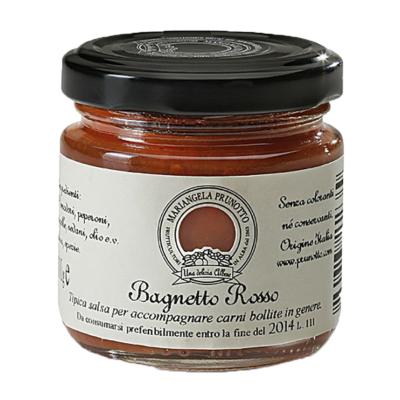 Bagnetto Rosso - Sauce typique piémontaise ( pour les viandes bouillies ) Mariangela Prunotto - 110 gr  Italienne