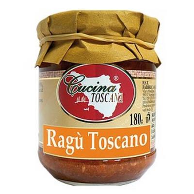 Sauce Ragù Toscan sans gluten Cucina Toscana - 180 gr 100% ragù Italien