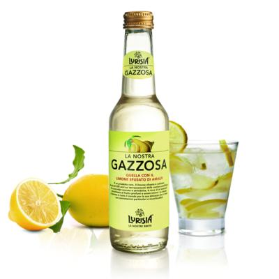 Boisson rafraichissante Soda Limonade au citron de Lurisia - 25 cl Citrons de la côte Amalfitaine