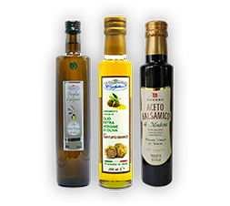 Huile d'olive, Vinaigre & Produits italiens